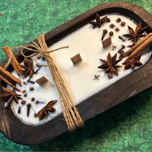 Dough Bowl Soy Candle with Spices